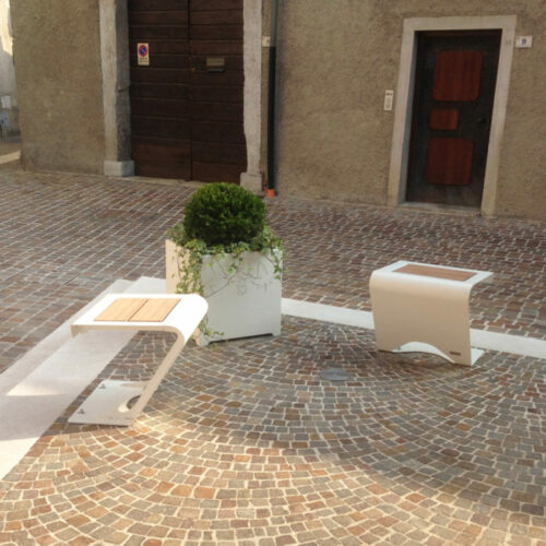 Parkbank model Horizon 11 De parkstoelen met rugleuning.